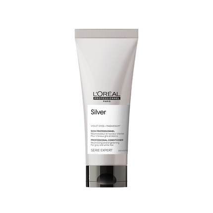 L'Oral Professionnel Silver Professional Conditioner 200Ml Neutralizes Unwanted Shades Of Gray And White Hair - Image 4