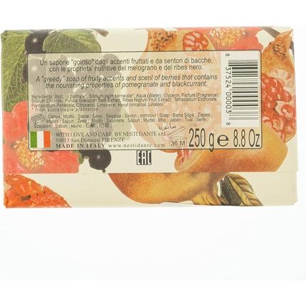 Nesti Dante Il Frutteto Pomegranate & Blackcurrant Soap