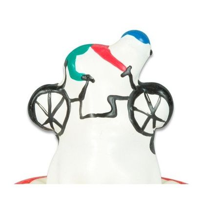 Condomerie Hand-Painted Novelty Condoms Bicycle