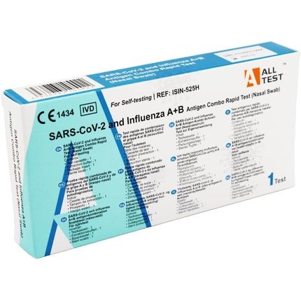 Covid-19 And Influenza Antigen Combo Rapid Test Kit For Self Testing Nasal Swab - Image 3