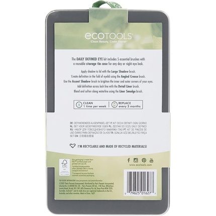 Ecotools Daily Defined Eye Shadow Makeup Set With Storage Tray - Image 3