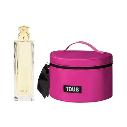 Tous Gold Eau De Parfum Spray 90Ml + Cosmetics Bag