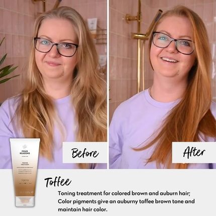 Four Reasons Color Mask Toffee Toning Treatment Color Depositing Conditioner 6.76 Fl Oz