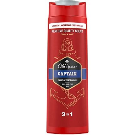 Old Spice Shower Gel 3 In 1 Captain - Shower Gel + Shampoo