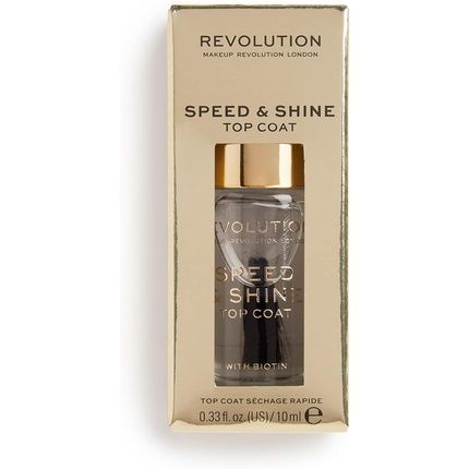 Makeup Revolution Speed & Shine Top Coat Nail Polish 10Ml