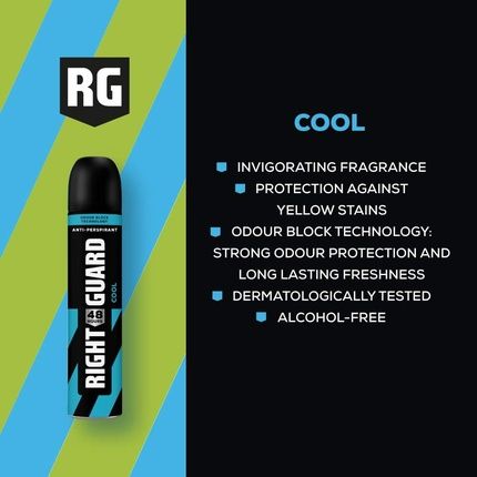 Right Guard Total Defence 5 Cool Anti-Perspirant Deodorant Aerosol 250Ml