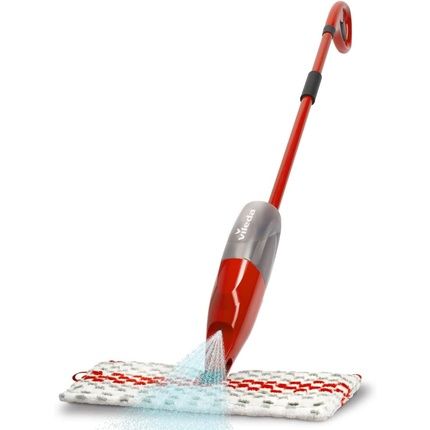 Vileda 1-2 Spray Max Microfibre Mop Red