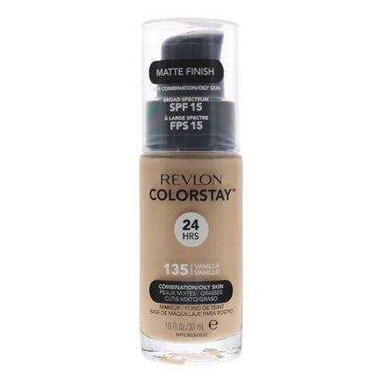 Revlon Colorstay Makeup Combinationoily Skin Spf 15 135 Vanilla Foundation 30Ml