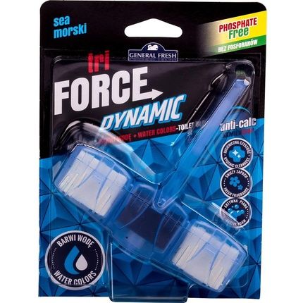 Wc Blauspuler Tri Force Dynamic Intensive Duft 12X45G
