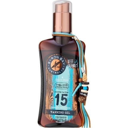 Byron Bay Australia Fast Bronzing Tanning Oil Spf 15 Spray 200Ml