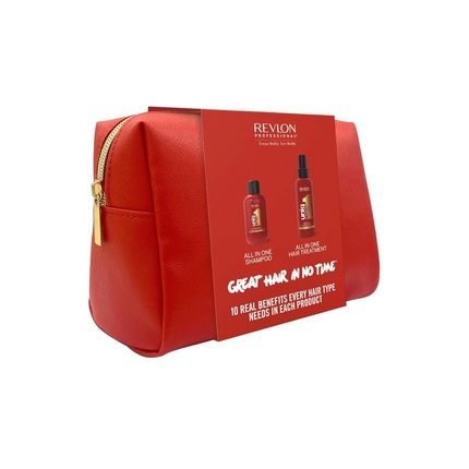 Revlon Professional Uniqone Care Set With Cosmetic Bag Hair Treatment