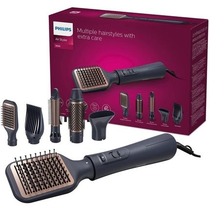 Philips Airstyler Serie 5000 Hair Styler With 5 Styling Attachments Model Bha530/00