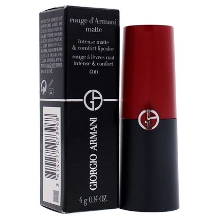 Giorgio Armani Rouge D Armani Matte Lipstick 400 Four Hundred Women Lipstick 0.14 Oz - Image 3