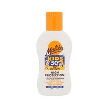 Malibu Kids High Protection Water Resistant Spf 50 Sun Screen Lotion 200Ml