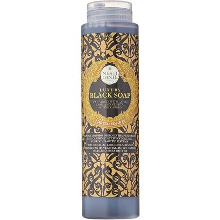 Nesti Dante Luxury Black Soap Shower Gel With Activated Charcoal 300Ml