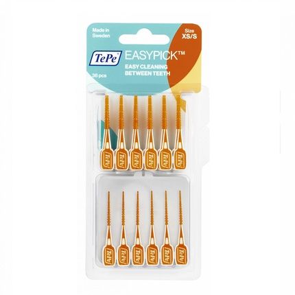Easypick Interdental Brushes With Case Xs/S Orange 36 Pieces