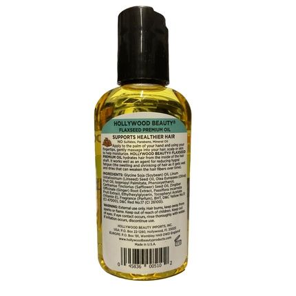 Hollywood Beauty Flaxseed Premium Oil 2 Fl Oz