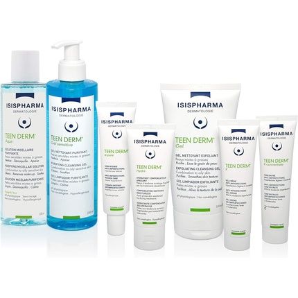 Isispharma Teen Derm Aqua Purifying Micellar Water Face Cleanser And Makeup Remover