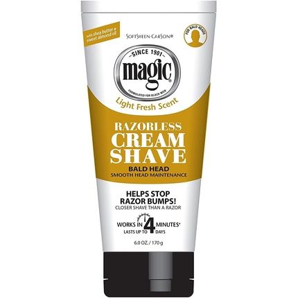 Magic Hair Removal & Shaving Cream Smooth Strength Bald Head Maintenance 170G