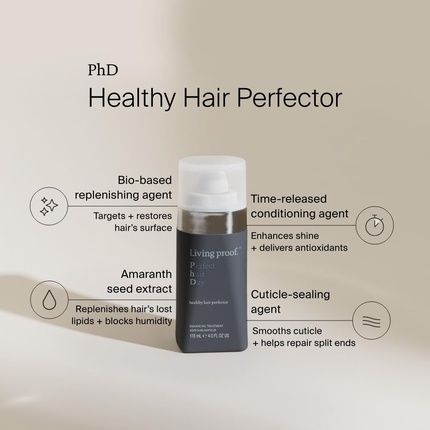 Living Proof Perfect Hair Day Healthy Hair Perfector Hair Care Lotion For Dry And Damaged Hair Protects Adds Shine & Smoothness Cruelty Free Silicone & Sulfate Free 60Ml - Image 3