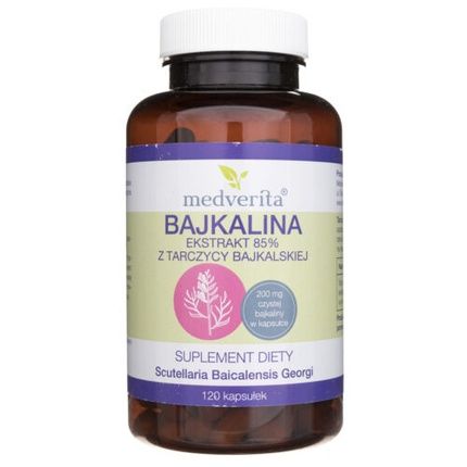 Medverita Bajkalina 85% Baikal Skullcap Extract 120 Capsules - Image 4