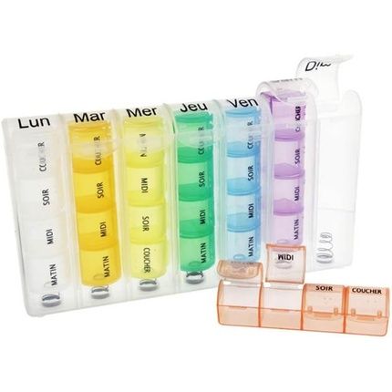 Estipharm Rectangular 7 Days Pill Organizer