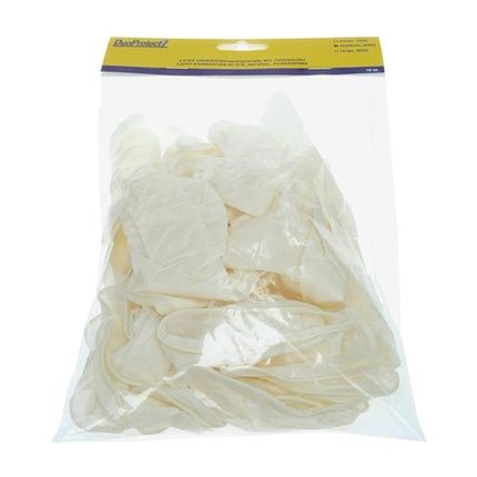 Duoprotect Latex Disposable Gloves Medium Powder Free 8502