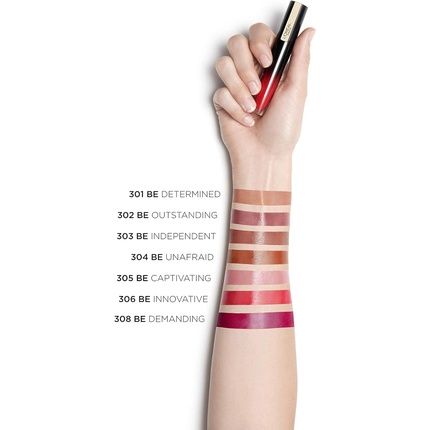 L'Oreal Paris Brilliant Signature High Shine Colour Lip Ink Orange Red 303 - Image 3