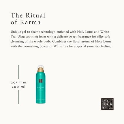 Karma Foaming Shower Gel 200Ml Rituals - Image 3
