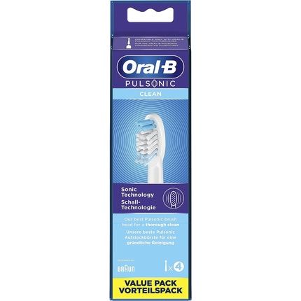 Oral-B Pulsonic Clean Toothbrush Heads For Sonic Toothbrushes 4 Count - Image 3