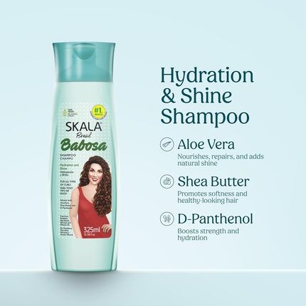 Skala Expert Babosa Shampoo For Curly Hair With Aloe Vera And Shea Butter