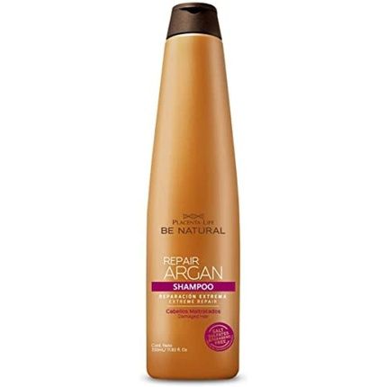 Placenta Life Be Natural Nourishing & Repair Argan Shampoo For Damaged Hair 350Ml/11.83 Fl.Oz.