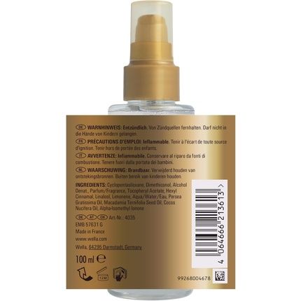 Wella Professionals Oil Reflections Conditioning Hair Oil With Chamomile Oil