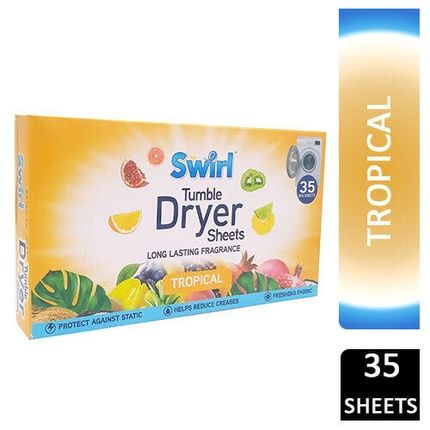 Tumble Dryer Sheet Lavender Tropical Spring Scented Laundry Softener 35 Sheets