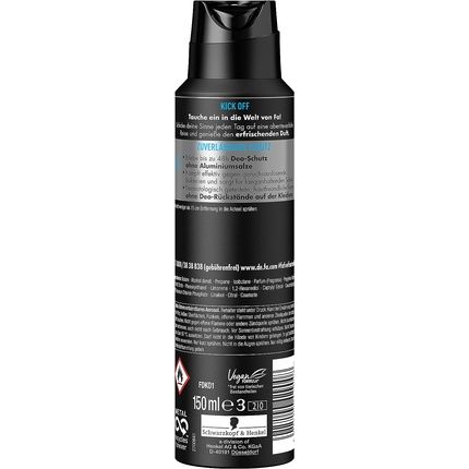 Fa Men Kick Off Deodorant Spray 150Ml