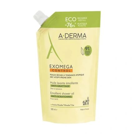 Aderma Exomega Eco Bath And Shower Oil Refill 500Ml
