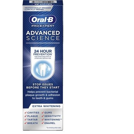 Oral B Pro Expert Advanced Science Extra White Toothpaste 75Ml