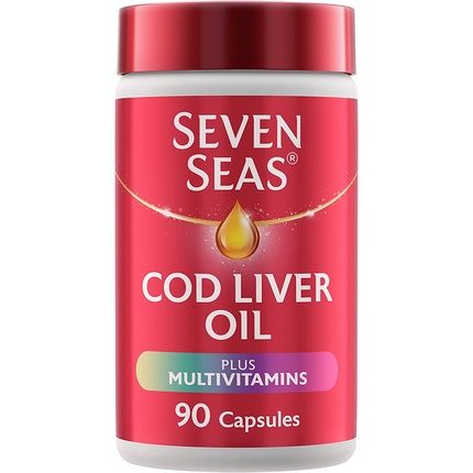 Seven Seas Cod Liver Oil Tablets Plus Multivitamins And Omega-3 90 Capsules
