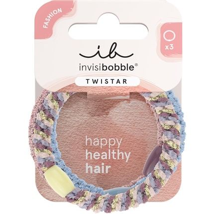 Invisibobble Twistar Lavender Braids 3 Purple Hair Bobbles