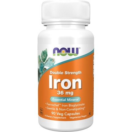 Now Supplements Iron 36Mg Double Strength Non-Constipating Essential