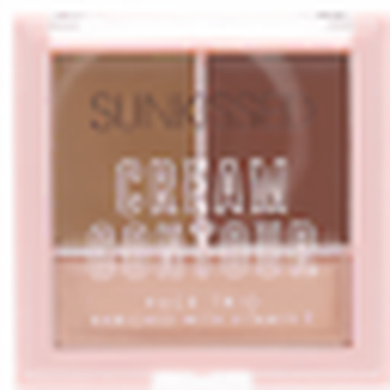 Sunkissed Cream Contour Face Trio Palette Enriched With Vitamin E