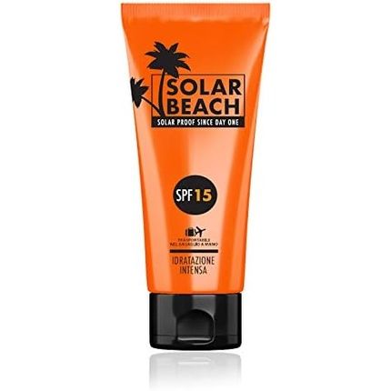 Solar Beach Sun Protection Cream Spf 15 Face & Body Intense Hydration