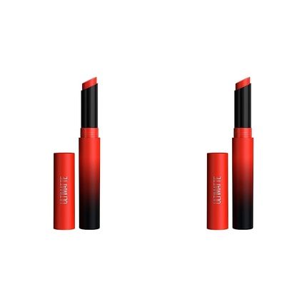Maybelline Color Sensational Ultimatte Matte Lipstick Non-Drying Intense Color Pigment 299 More Scarlet 0.04 Ounce