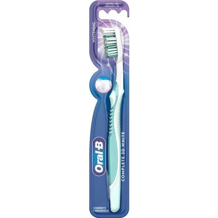 Oral-B Toothbrush Complete 3D White 35 - Medium Bristles For Naturally White Teeth