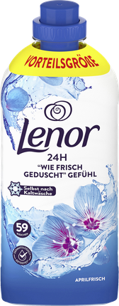 Lenor Fabric Softener Concentrate April Fresh Advantage Size 59 Wash Loads