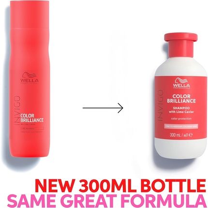 Wella Professionals Invigo Color Brilliance Professional Hair Care Colour Protection Shampoo For Fine/Normal Hair 300Ml - Image 3