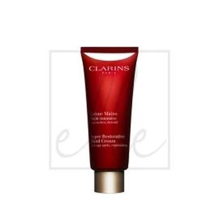 Clarins Super Restorative Hand Cream 100Ml Intensive Hand And Nail Cream For Age Control - Image 4