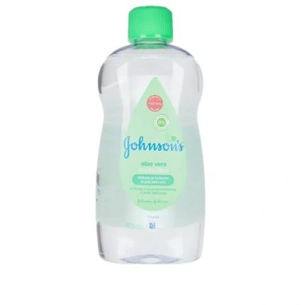 Johnson'S Baby Oil Aloe Vera 500Ml Gentle And Moisturizing Baby Oil With Aloe Vera