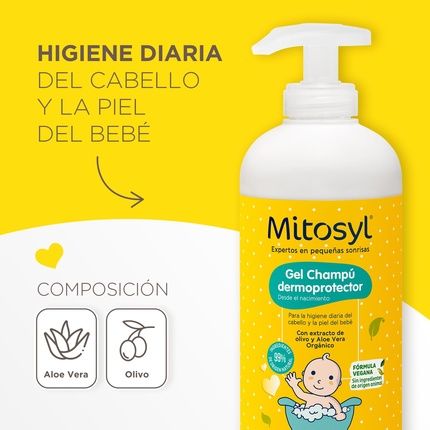 Mitosyl Baby Shampoo For Sensitive Skin Vegan Formula 490Ml