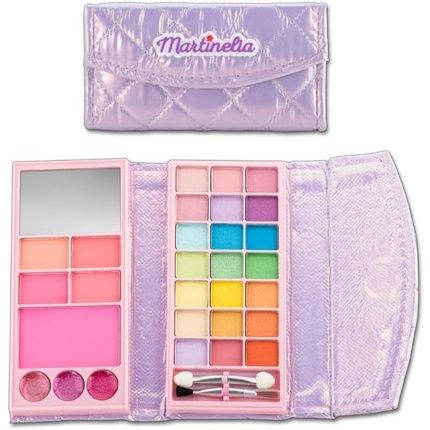 Martinelia Shimmer Wings Makeup Wallet Colourful Makeup Set For Children Eyeshadow Palette Girls Children'S Make-Up Set